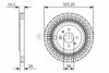 BOSCH 0 986 479 A90 Brake Disc